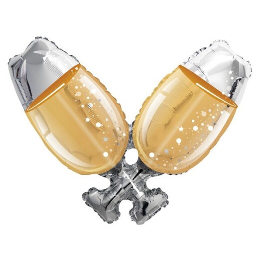 36" Champagne Glass Super Shape Balloon