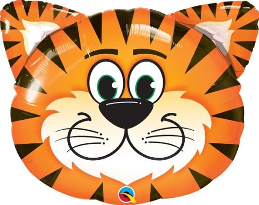 Tickled Tiger Super Shape Foil Balloon