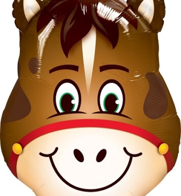 Hilarious Horse Super Shape Foil Balloon