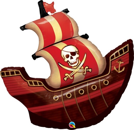 Pirate Ship Super Shape Foil Balloon