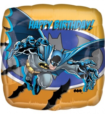 17" Batman Happy Birthday Foil Balloon