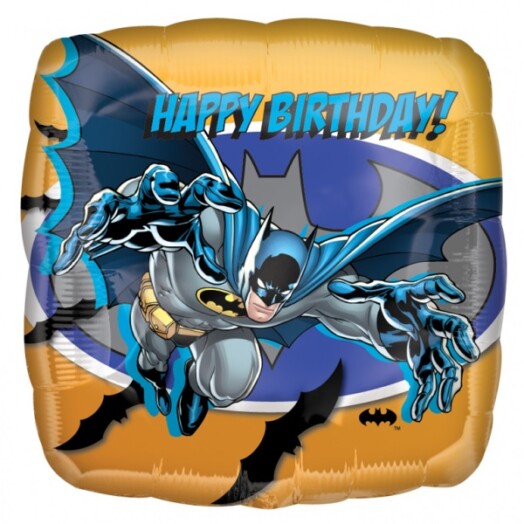 17" Batman Happy Birthday Foil Balloon