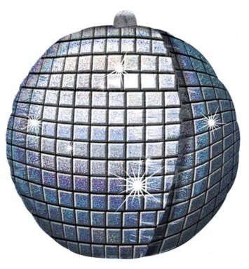 Disco Ball Holographic Ultra Shape Foil Balloon