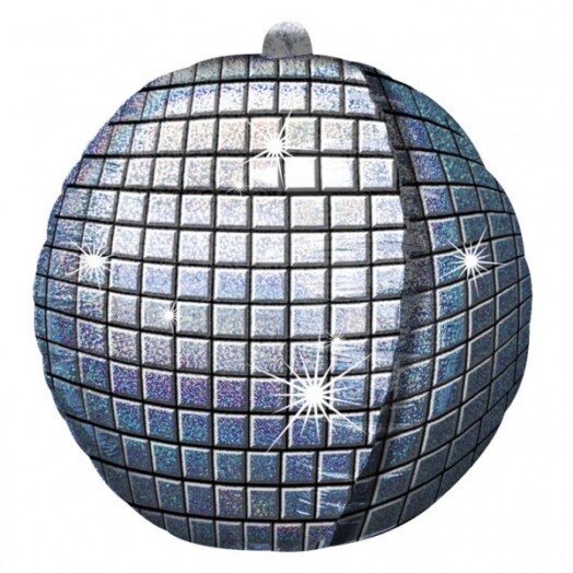 Disco Ball Holographic Ultra Shape Foil Balloon