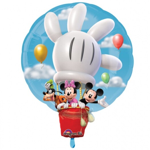 Mickey Hot Air Balloon Super Shape Foil Balloon