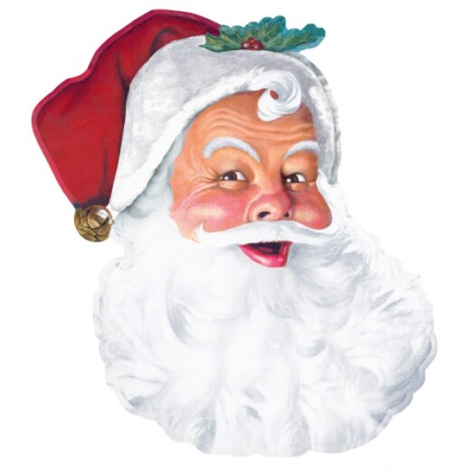 Santa Face Cut-Out