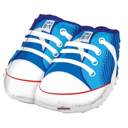 18 Inch Baby Boy Shoes Foil Balloon