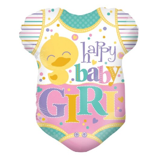18" Baby Girl Clothes Shape Foil Balloon
