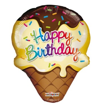 14 Inch Mini Shape Birthday Ice Cream Cone