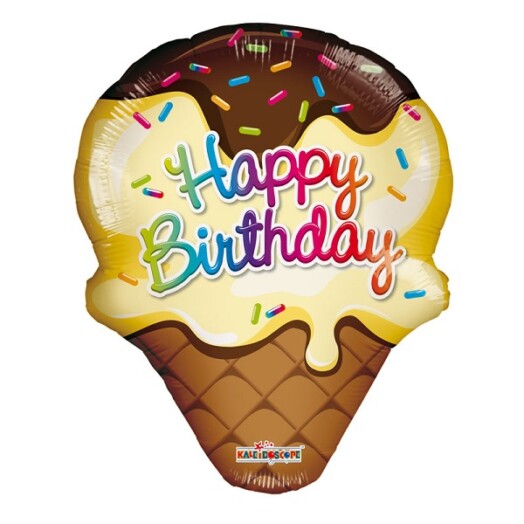 14 Inch Mini Shape Birthday Ice Cream Cone
