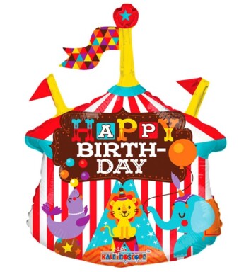 14 Inch Mini Shape Birthday Circus