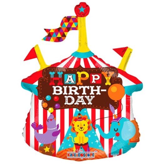 14 Inch Mini Shape Birthday Circus