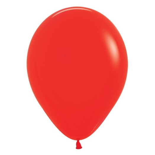 12 Inch Fashion Red Latex Balloons 25ct