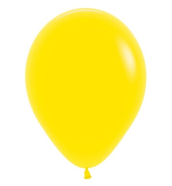 5 Inch Fashion Yellow Latex Balloons 100ct