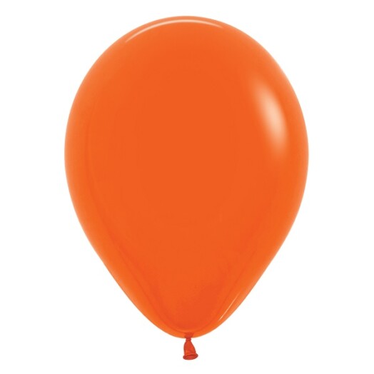 5 Inch Fashion Orange Latex Balloons 100ct