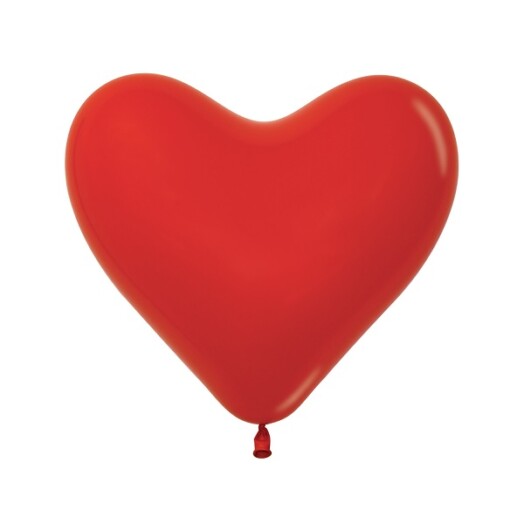 6 Inch Heart - Fashion Red
