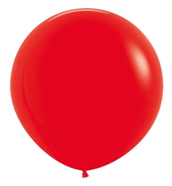 24 Inch Fashion Red Latex Balloons 3ct