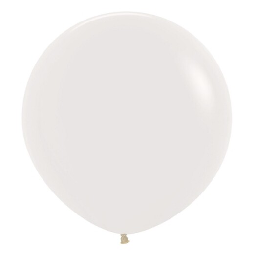 24 Inch Crystal Clear Latex Balloons 3ct