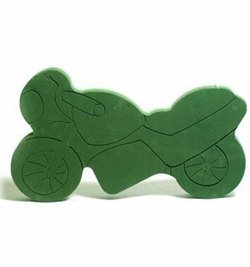Motor Bike Foam Floral Frame