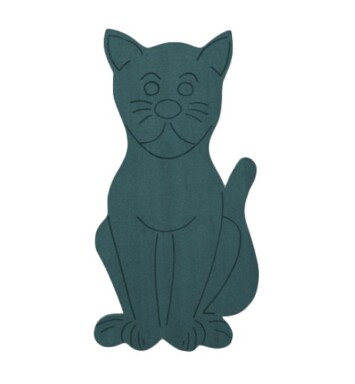 Cat Foam Floral Frame