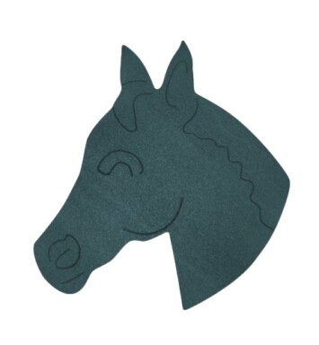 Horse's Head Foam Floral Frame