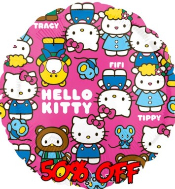 17 Inch Hello Kitty Characters Foil Balloon