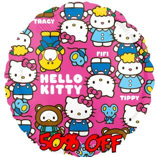17 Inch Hello Kitty Characters Foil Balloon