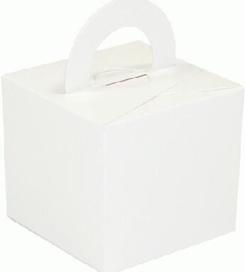 Balloon Gift Box Weight - White