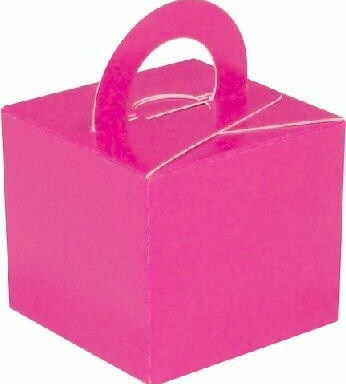 Balloon Gift Box Weight - Fuchsia