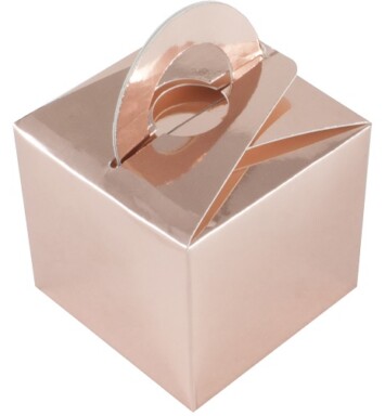 Balloon Gift Box Weight - Rose Gold