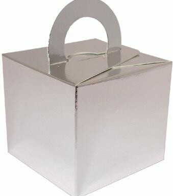 Balloon Gift Box Weight - Silver