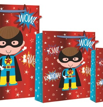 SuperHero Boy Gift Bag Gift Bag - Large