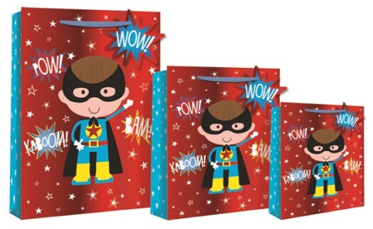 SuperHero Boy Gift Bag Gift Bag - Large