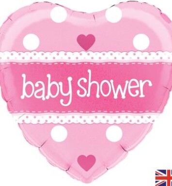 18" Baby Shower Pink Foil Balloon