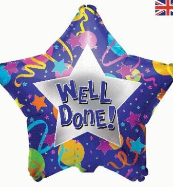 18" Well Done Foil Balloon