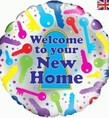 18" Welcome to your New Home Foil Balloon