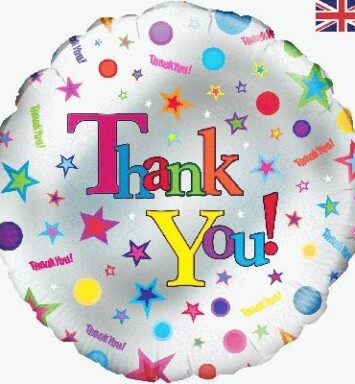 18" Thank You! Foil Balloon