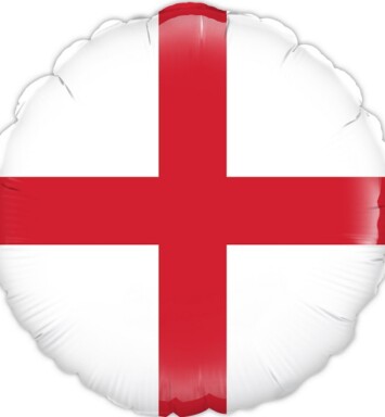 18" St George Cross Foil Balloon