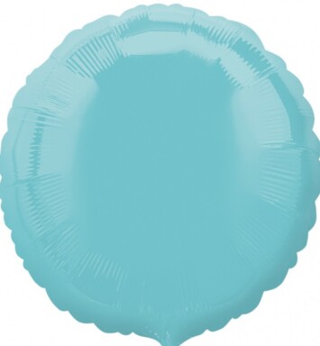 Unpackaged 18" Round Foil Balloon - Robin's Egg Blue