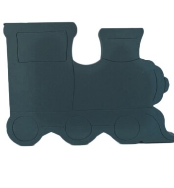 Train Foam Floral Frame