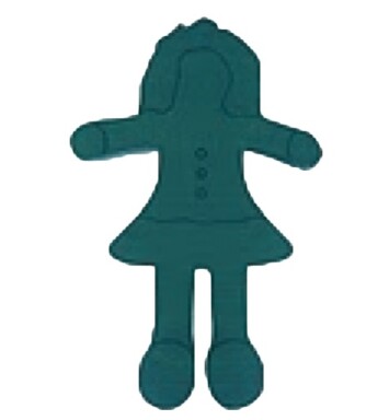 Rag Doll Foam Floral Frame