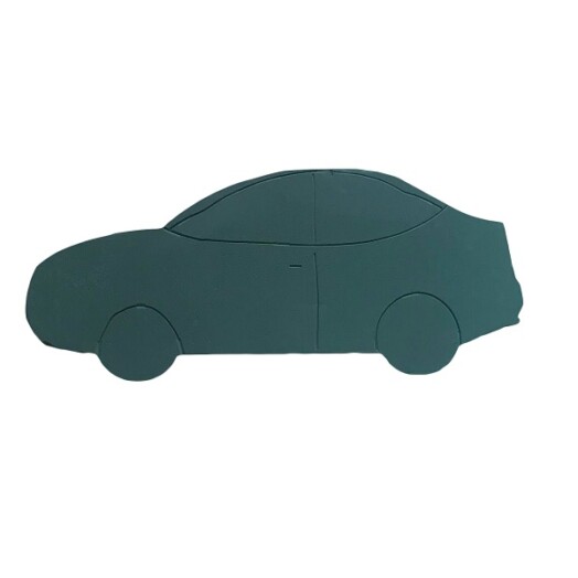 Hatch Back Car Foam Floral Frame