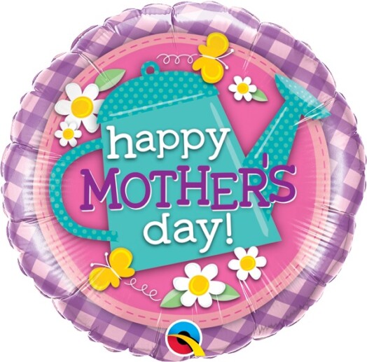 18" Mother's Day Watering Can Foil Balloon