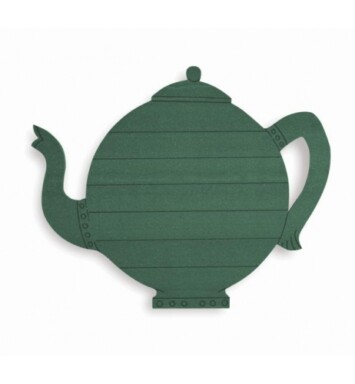 Tea Pot Foam Floral Frame