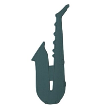 Saxophone Foam Floral Frame
