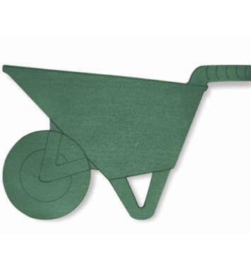 Wheelbarrow Foam Floral Frame