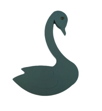 Swan Foam Floral Frame