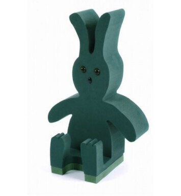 3D Sitting Rabbit Foam Floral Frame