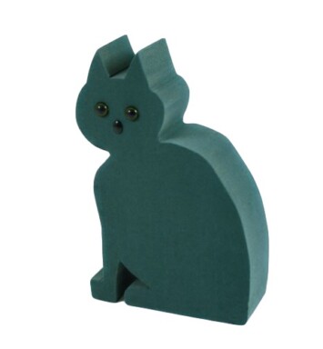 3D Cat Foam Floral Frame