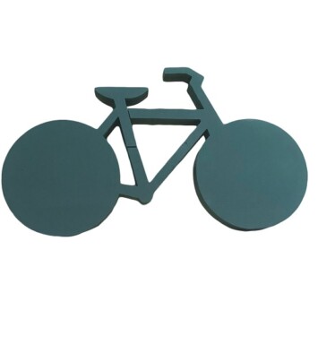 Push Bike Foam Floral Frame
